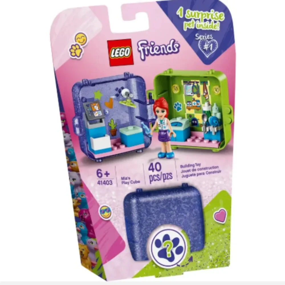 Lego Friends‎ Mia's Play Cube Incomplete 41403 Vet